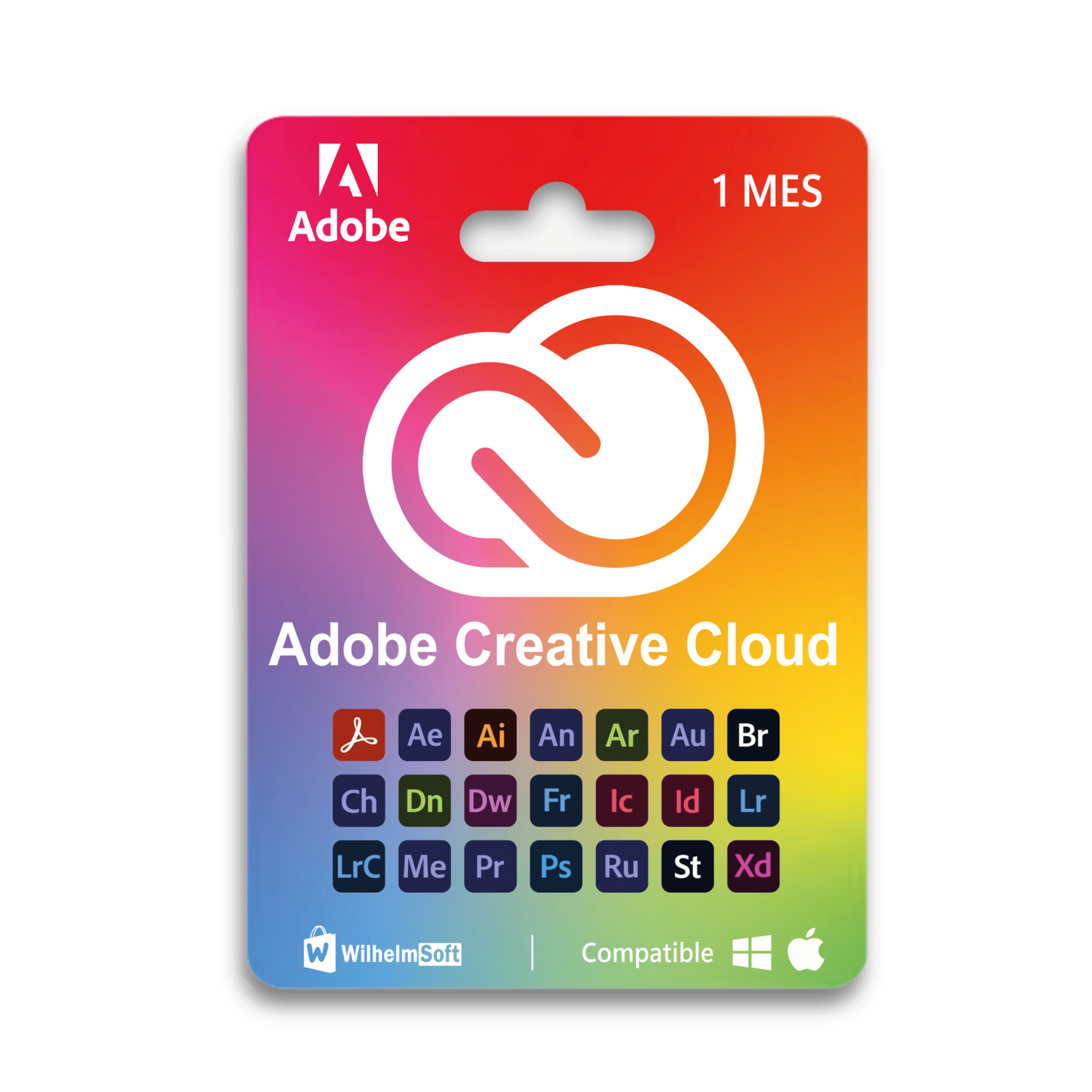 Adobe Creative Cloud - 1 Mes